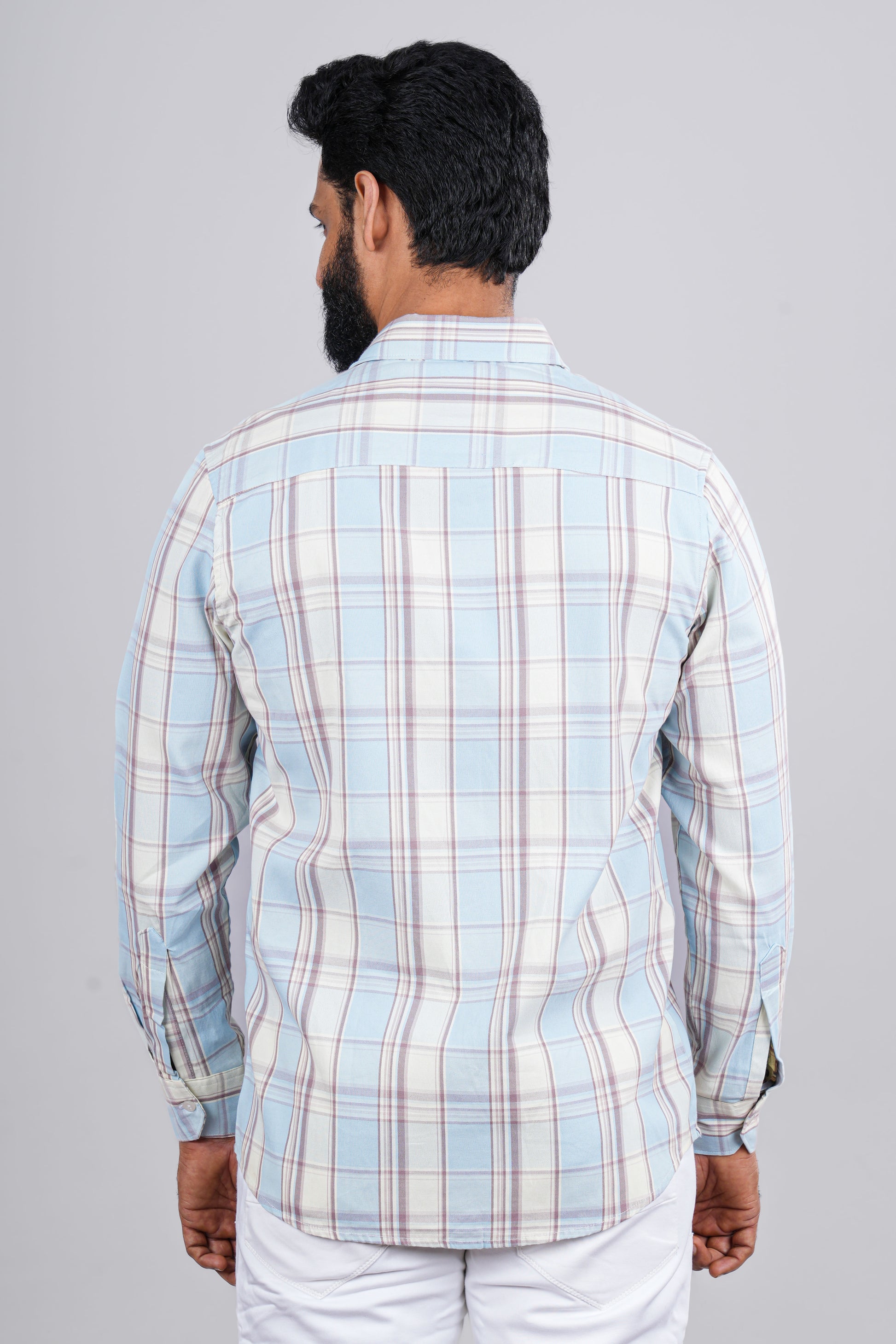 Everyday check pattern shirt