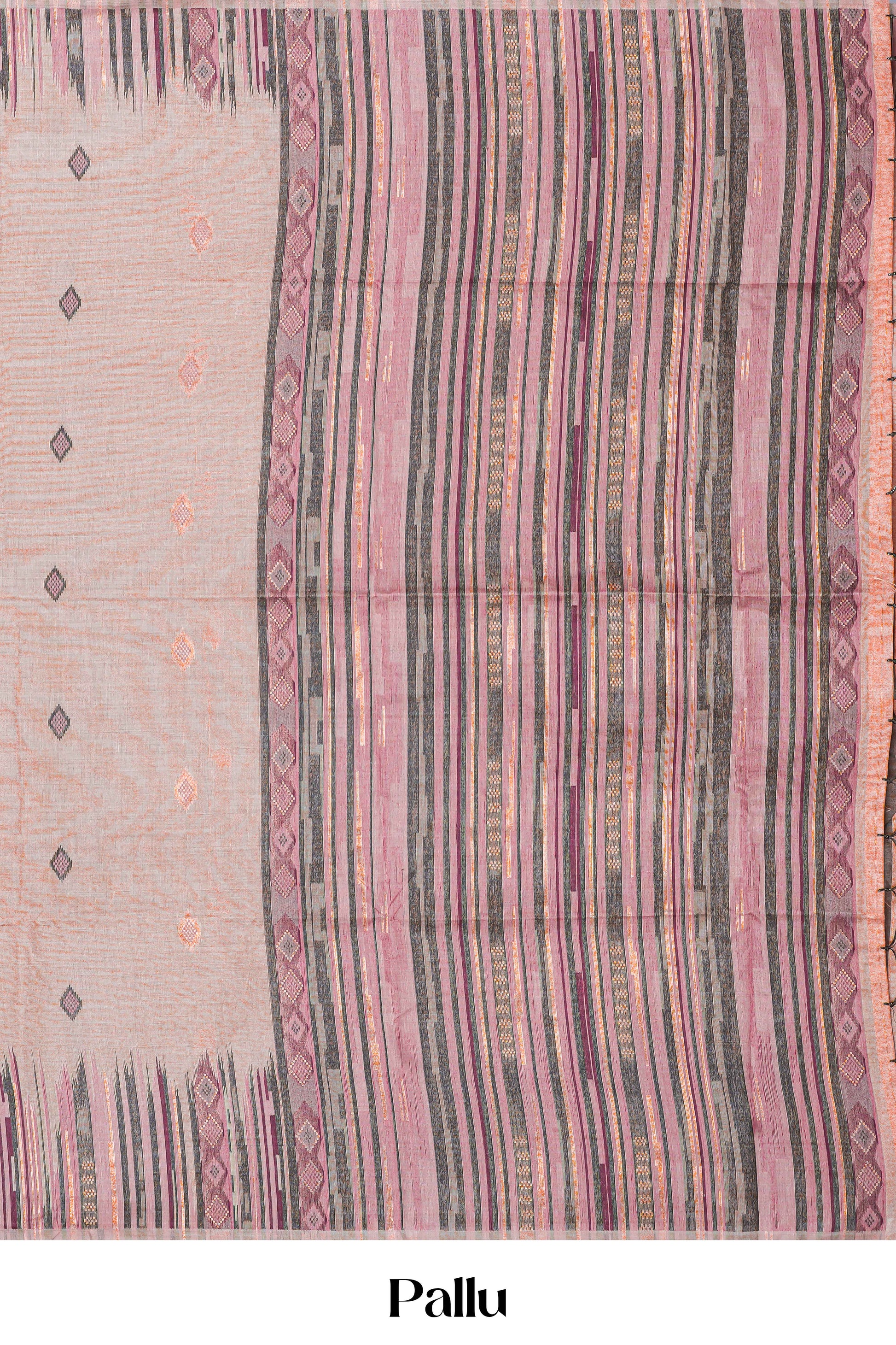 Festive sandal munga cotton saree