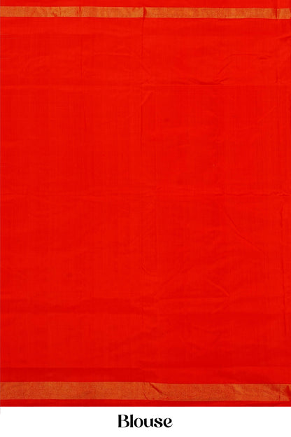 Festive yellow ikkat saree