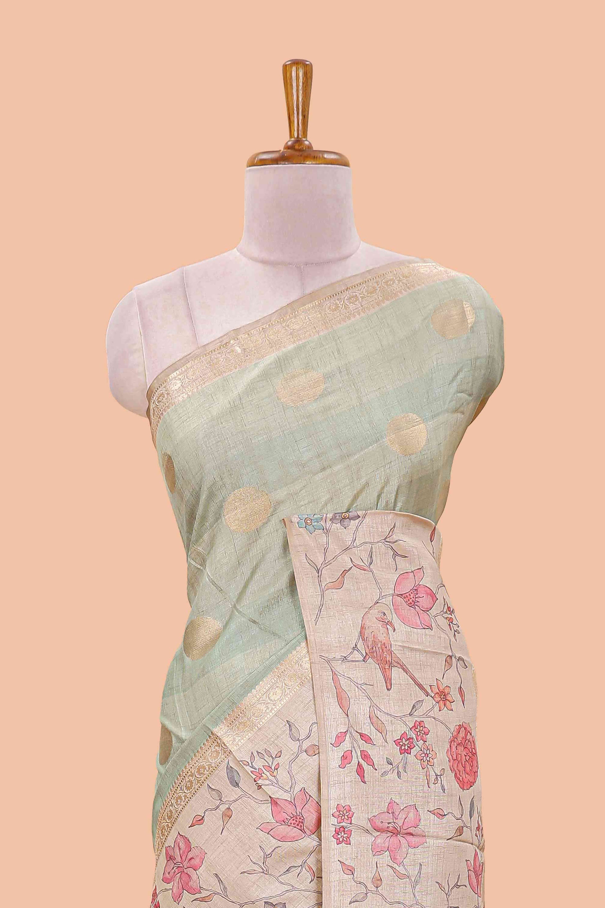 Floral bird border 