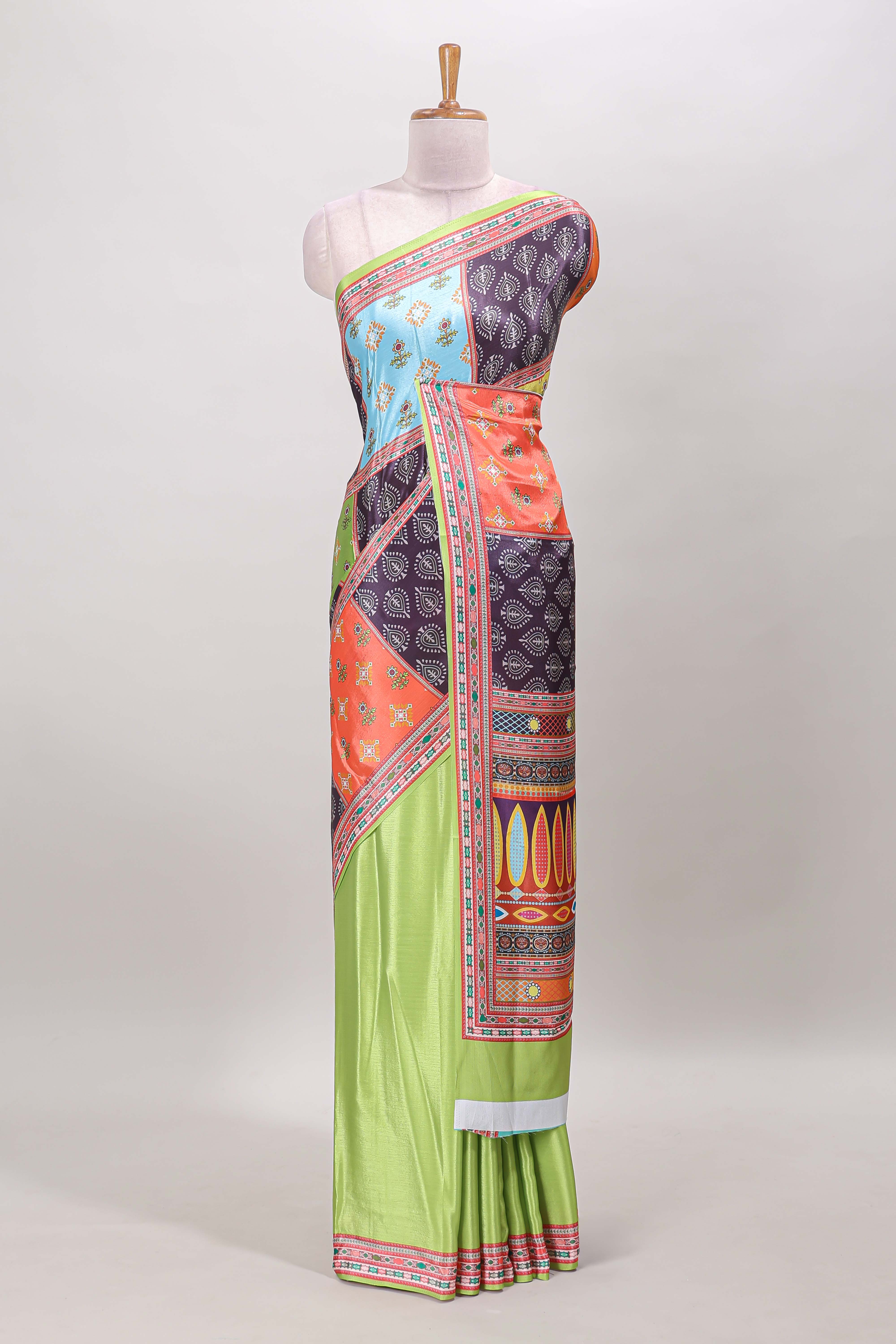 Floral geometric pattern
