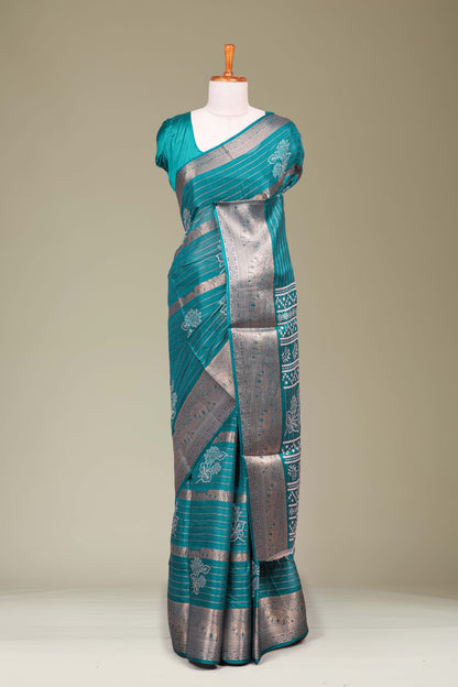 Floral motif stripes
