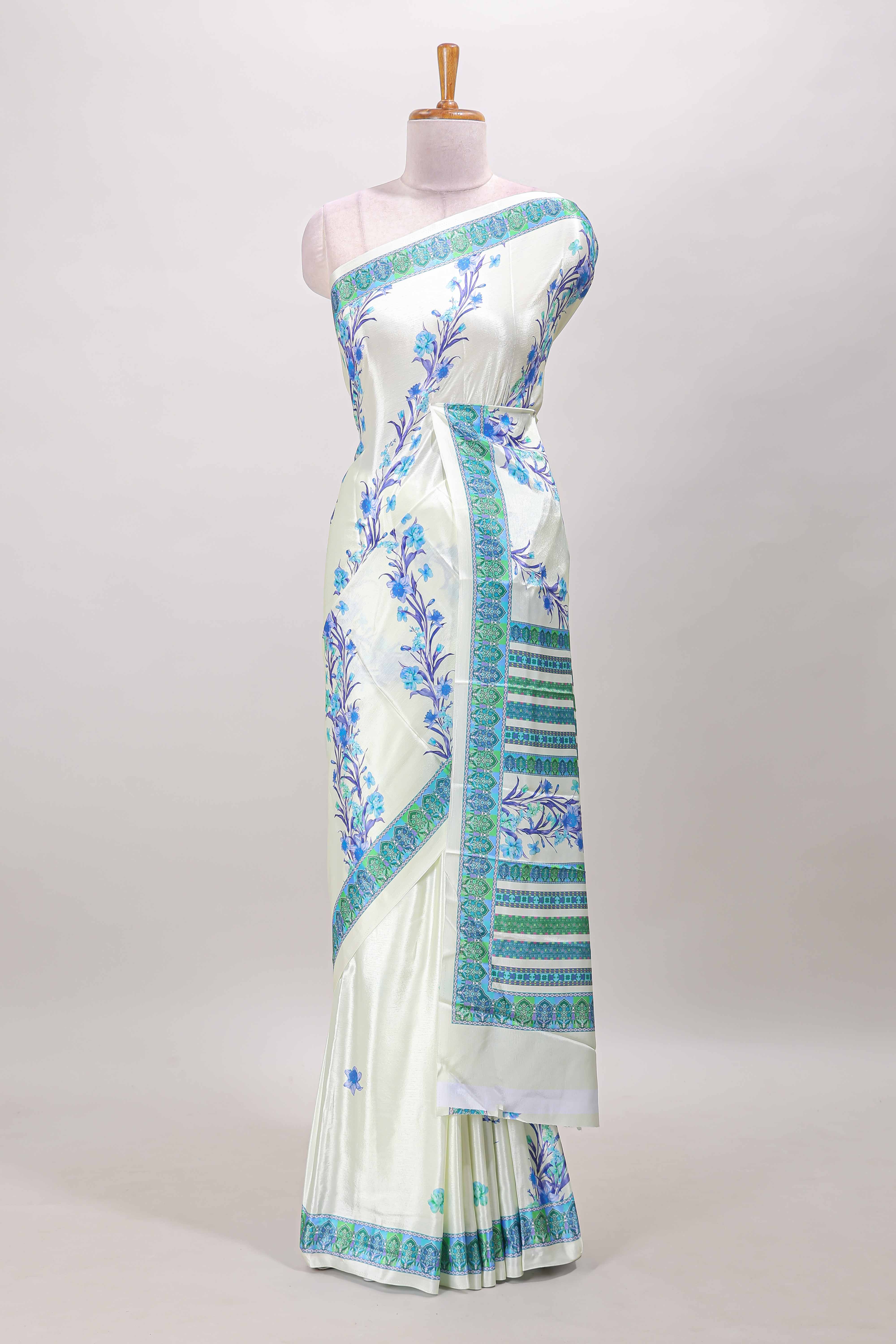 Floral print pattern detailing