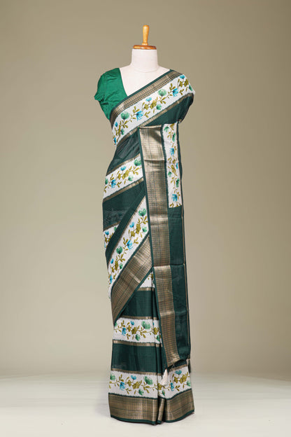 Floral printed border
