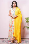 Floral printed salwar suit set
