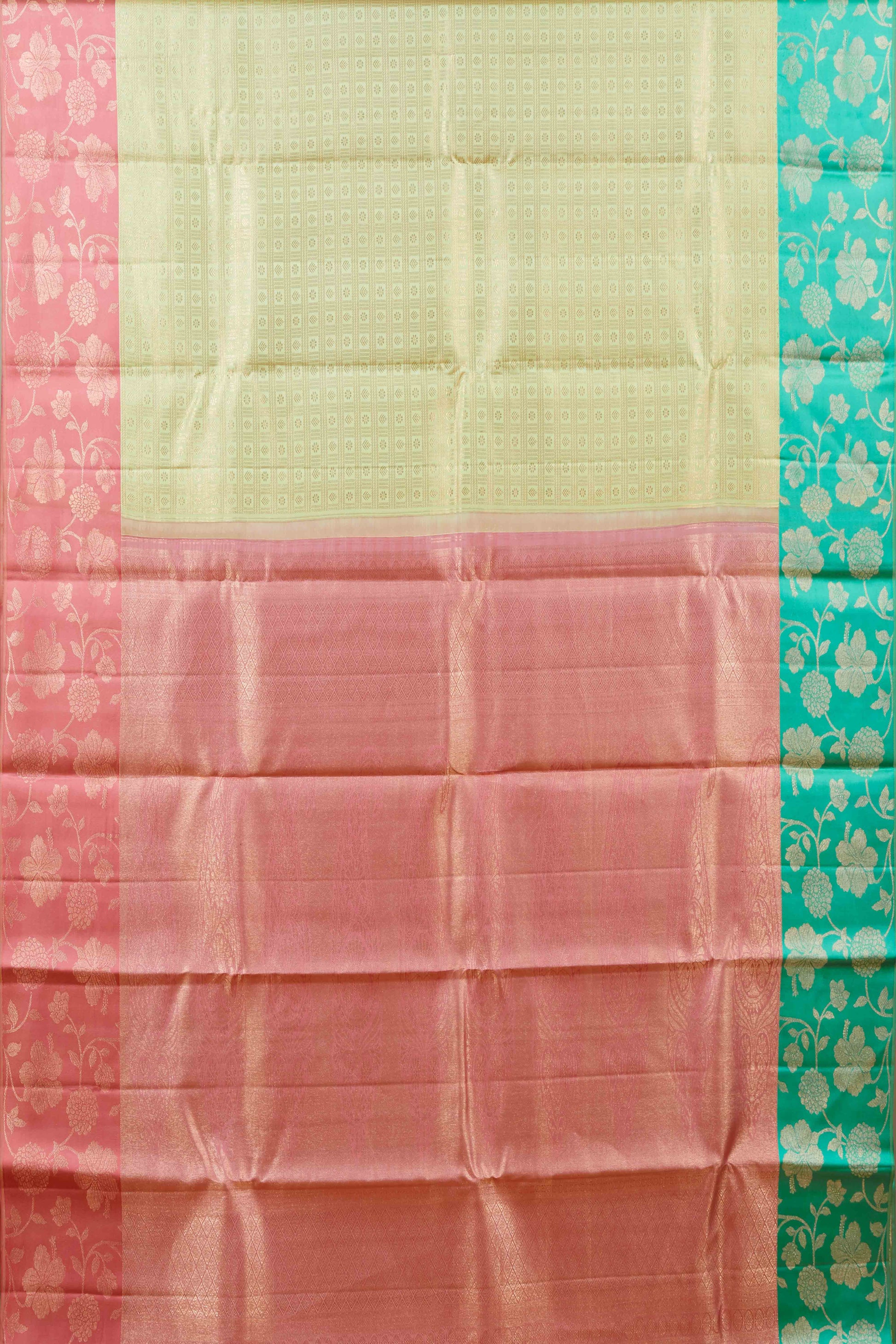 Floral silk saree collection