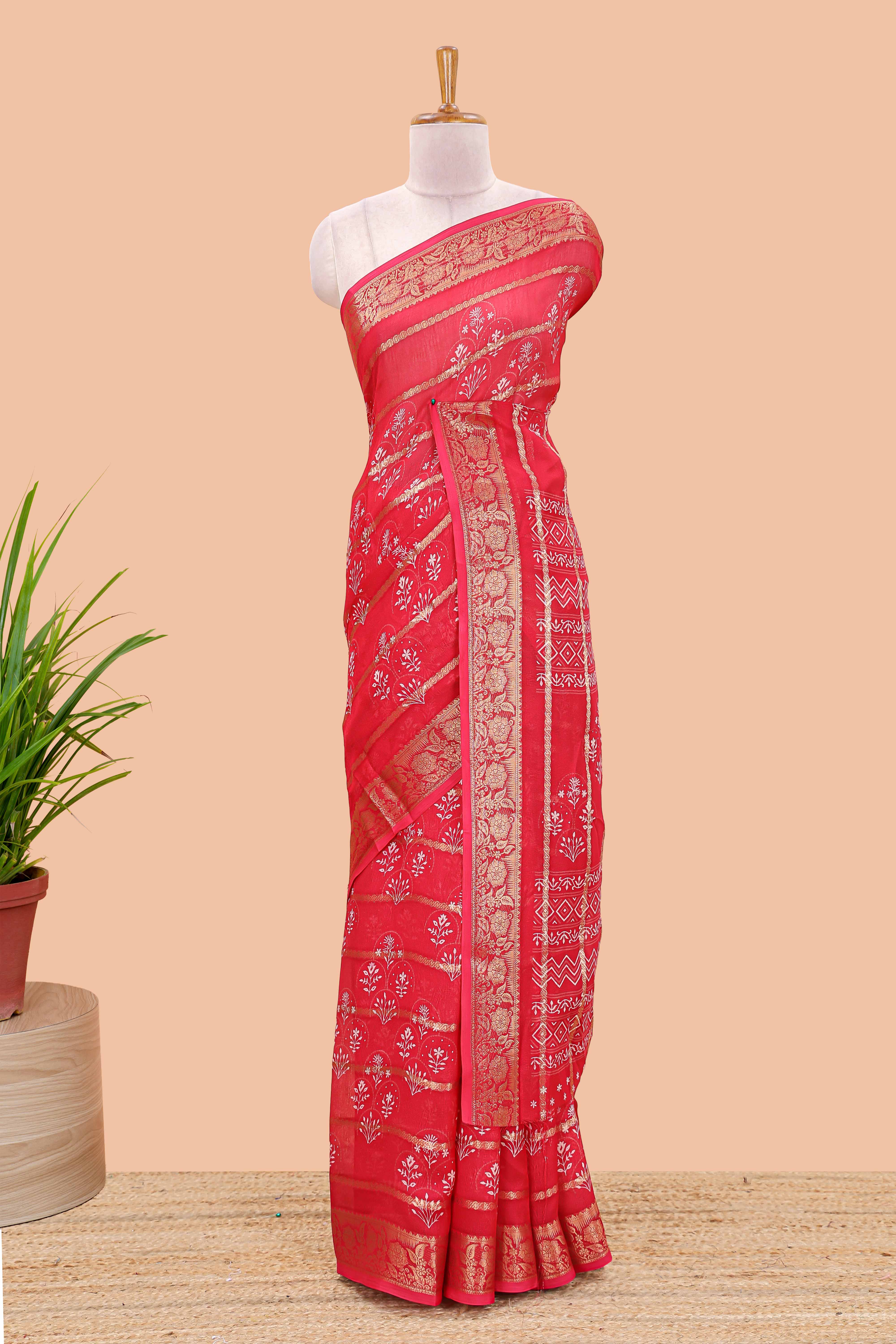 Floral striped pattern design