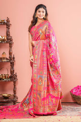 Floral vines design pallu