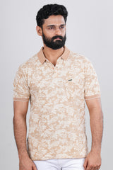 Flower print casual tshirt