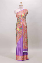 Geometric ikkat pattern detailing