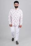 Geometric print casual shirt