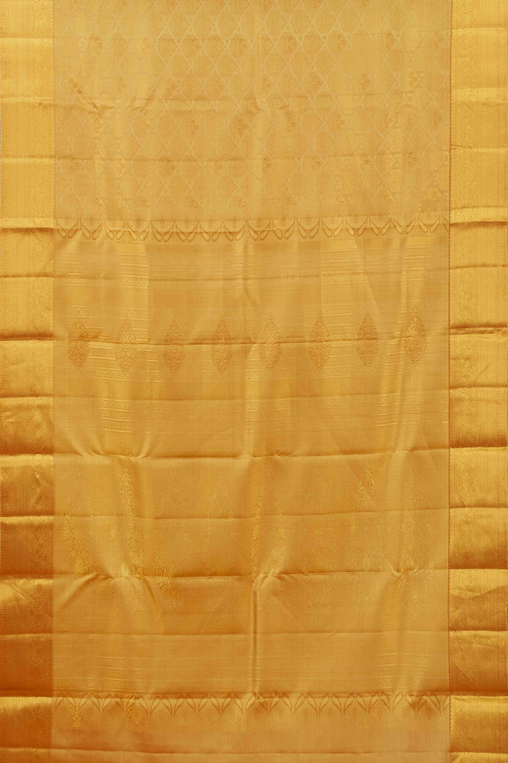 Gold jacquard silk