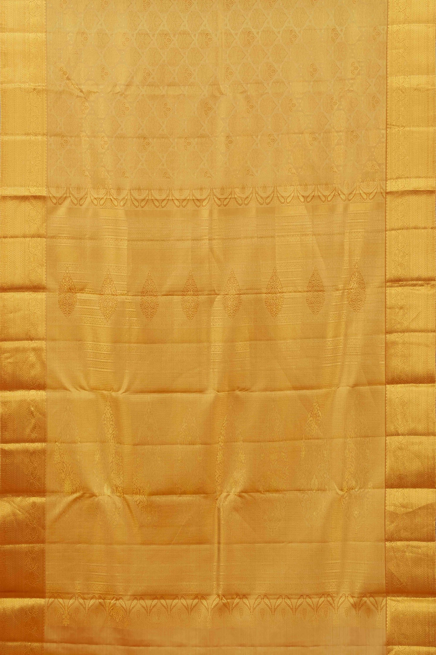 Gold jacquard silk