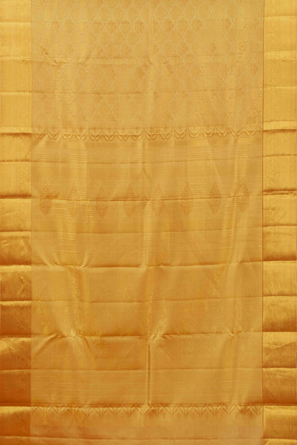 Gold jacquard silk