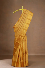 Gold pattu silk saree