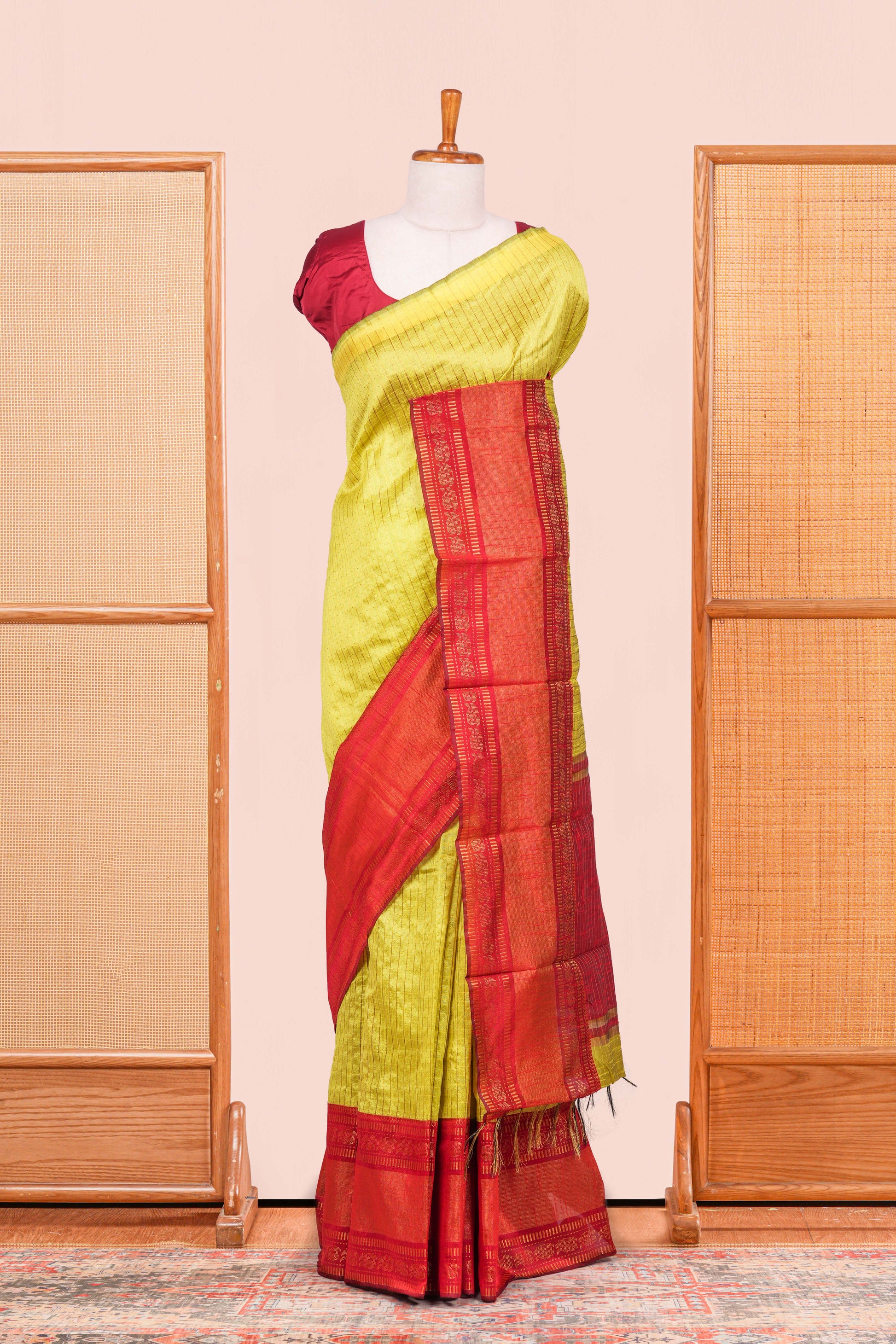  Golden zari body 
