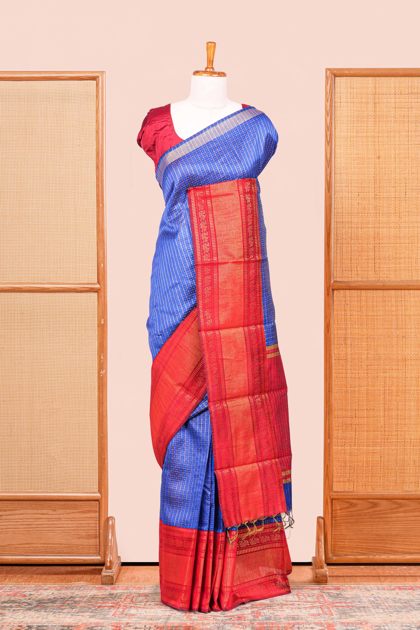 Golden zari weave 