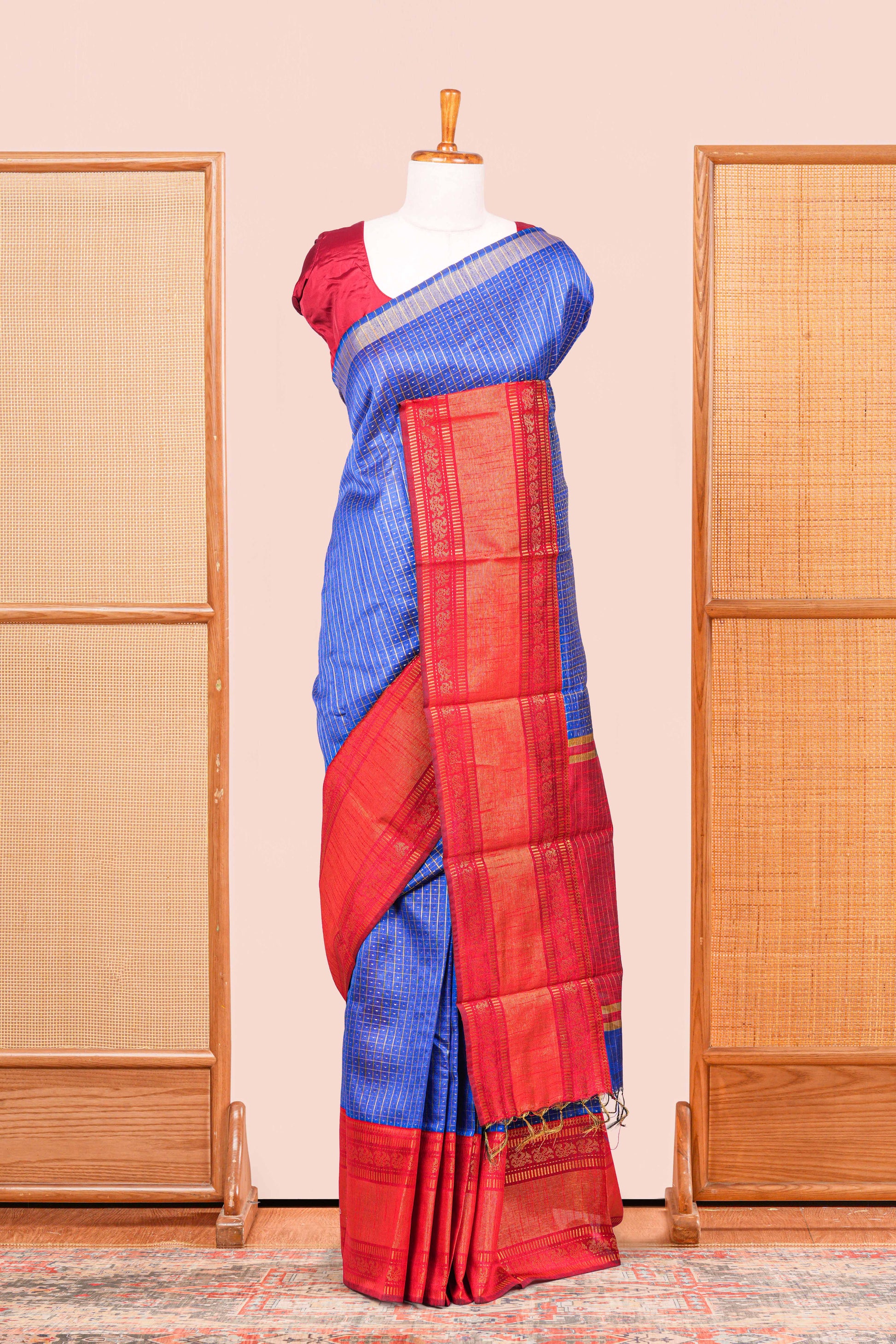 Golden zari weave 