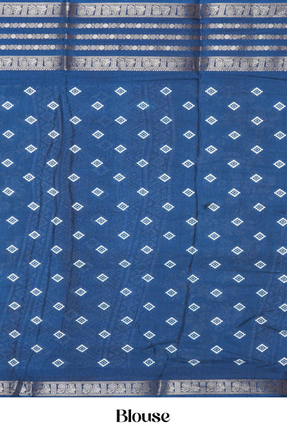 Graceful blue festive drape