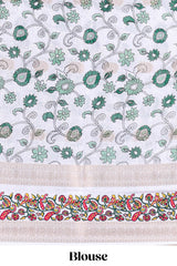 Graceful budget green saree