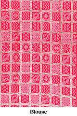 Graceful ethnic pink drape