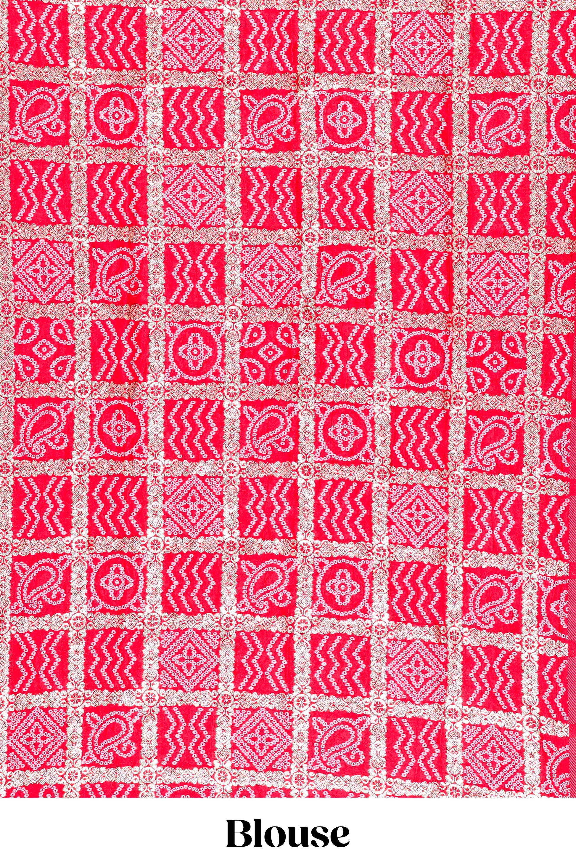 Graceful ethnic pink drape