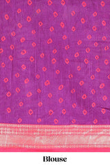 Graceful festive half saree blouse