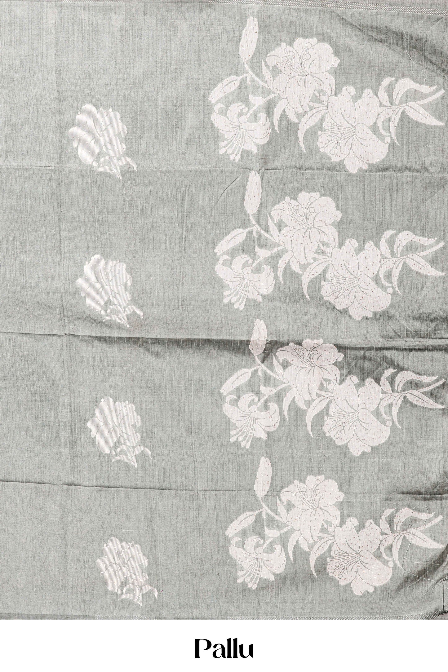 Graceful gray elegant drape