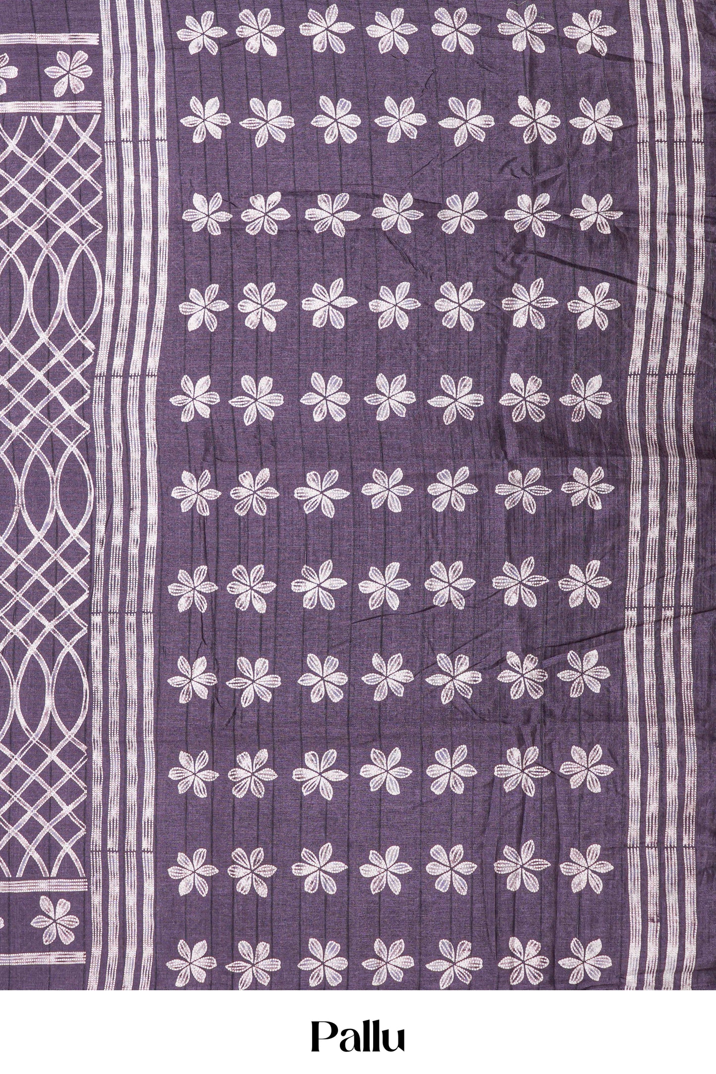 Grape contemporary linen saree