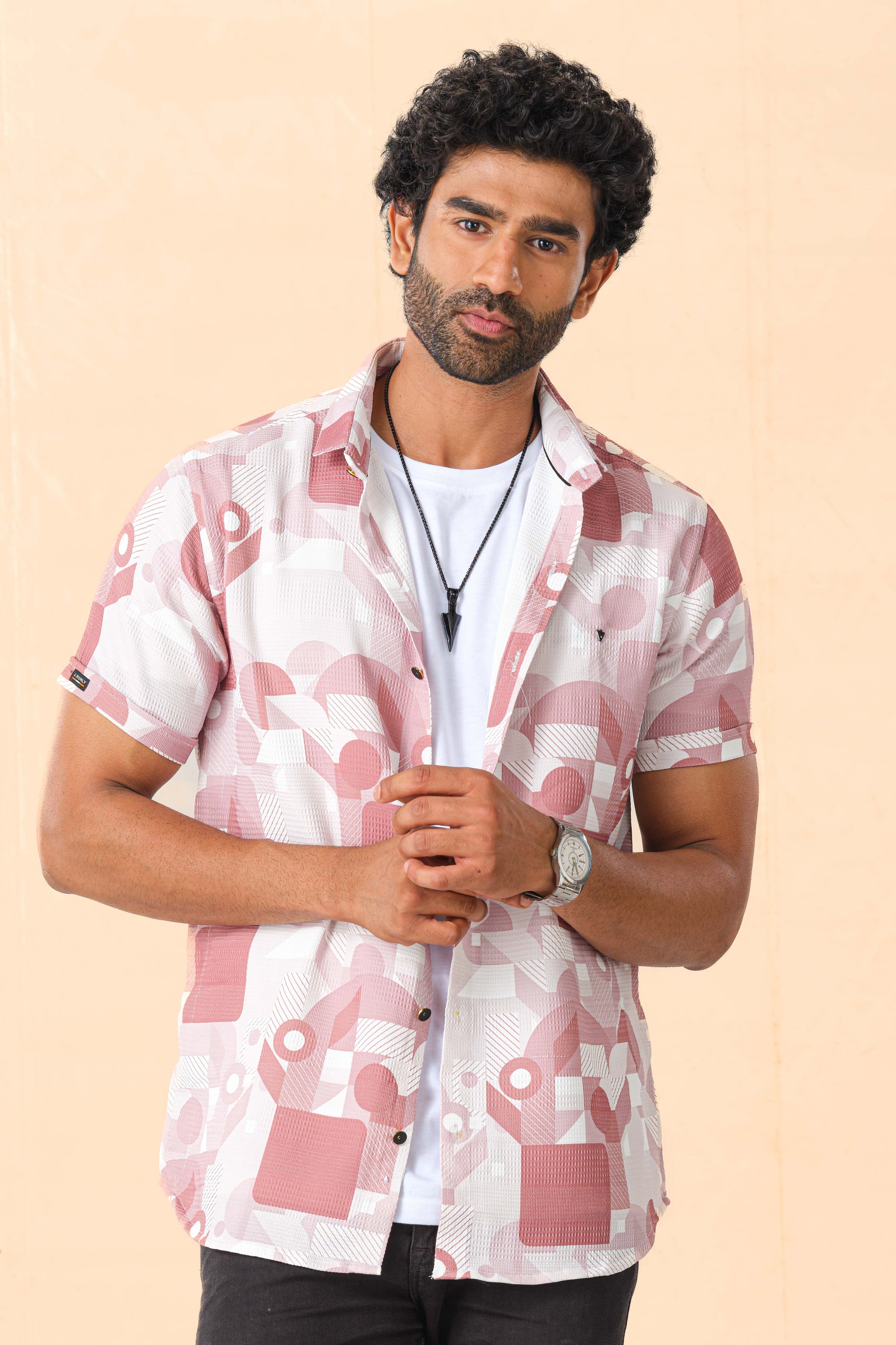 Graphic fashion mens shirt