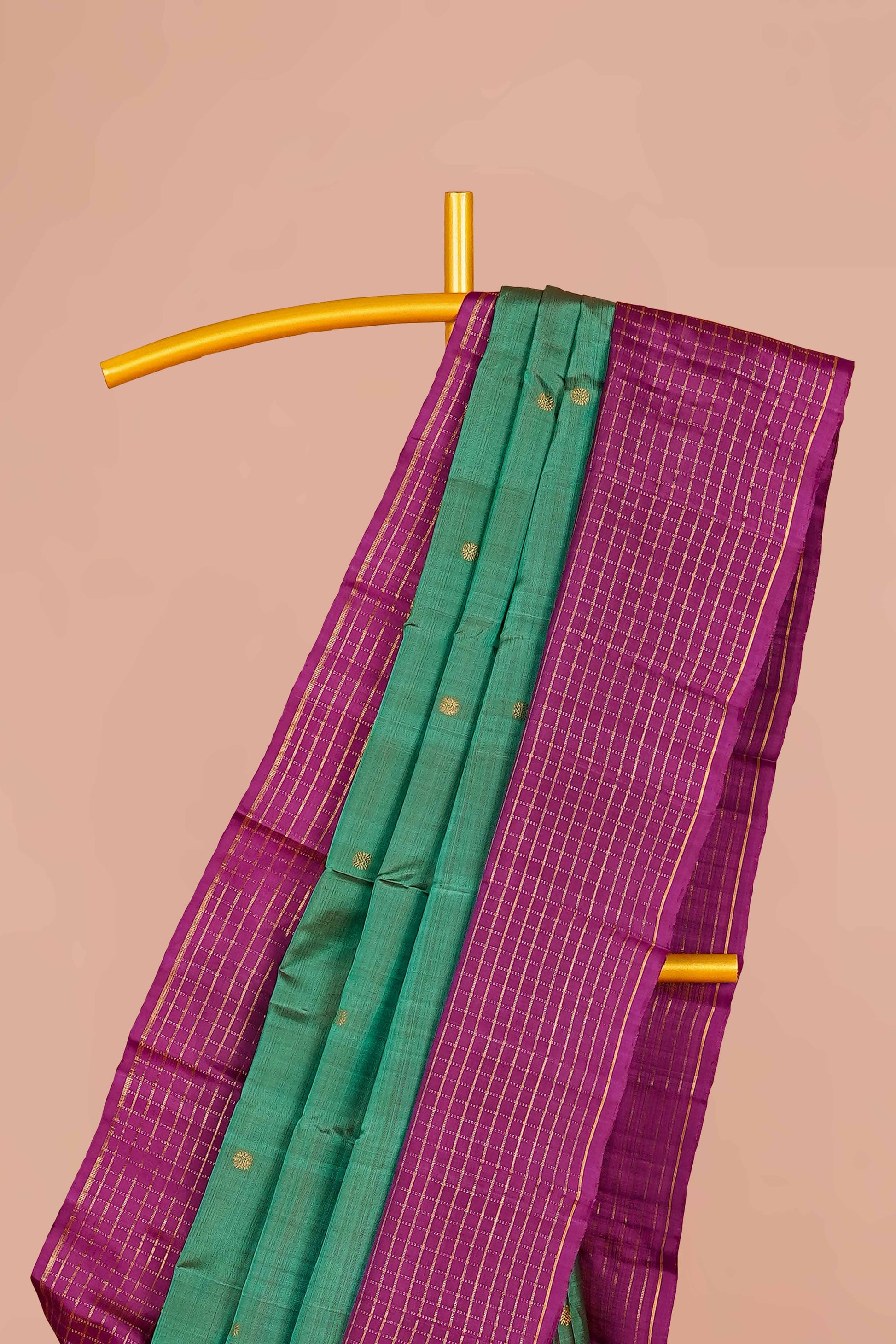 Green Kanchipuram silks sarees