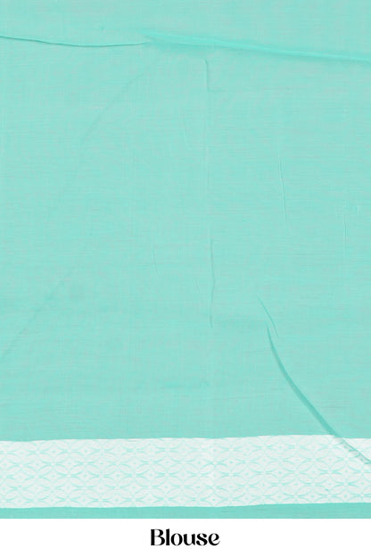 Green Pallu Detail Chirala Cotton Saree