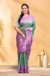 Green Tussar Saree 
