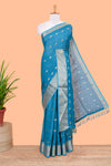 Green airy mallow fabric