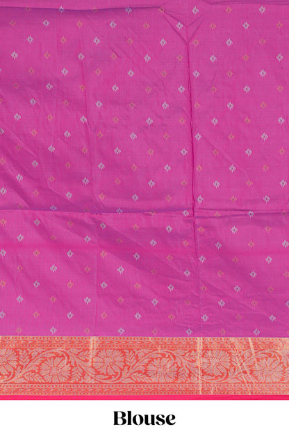 Green art silk festive drape saree