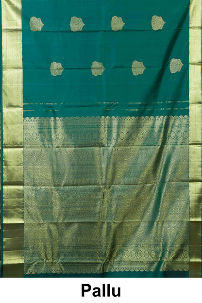 Green butta designer silk saree