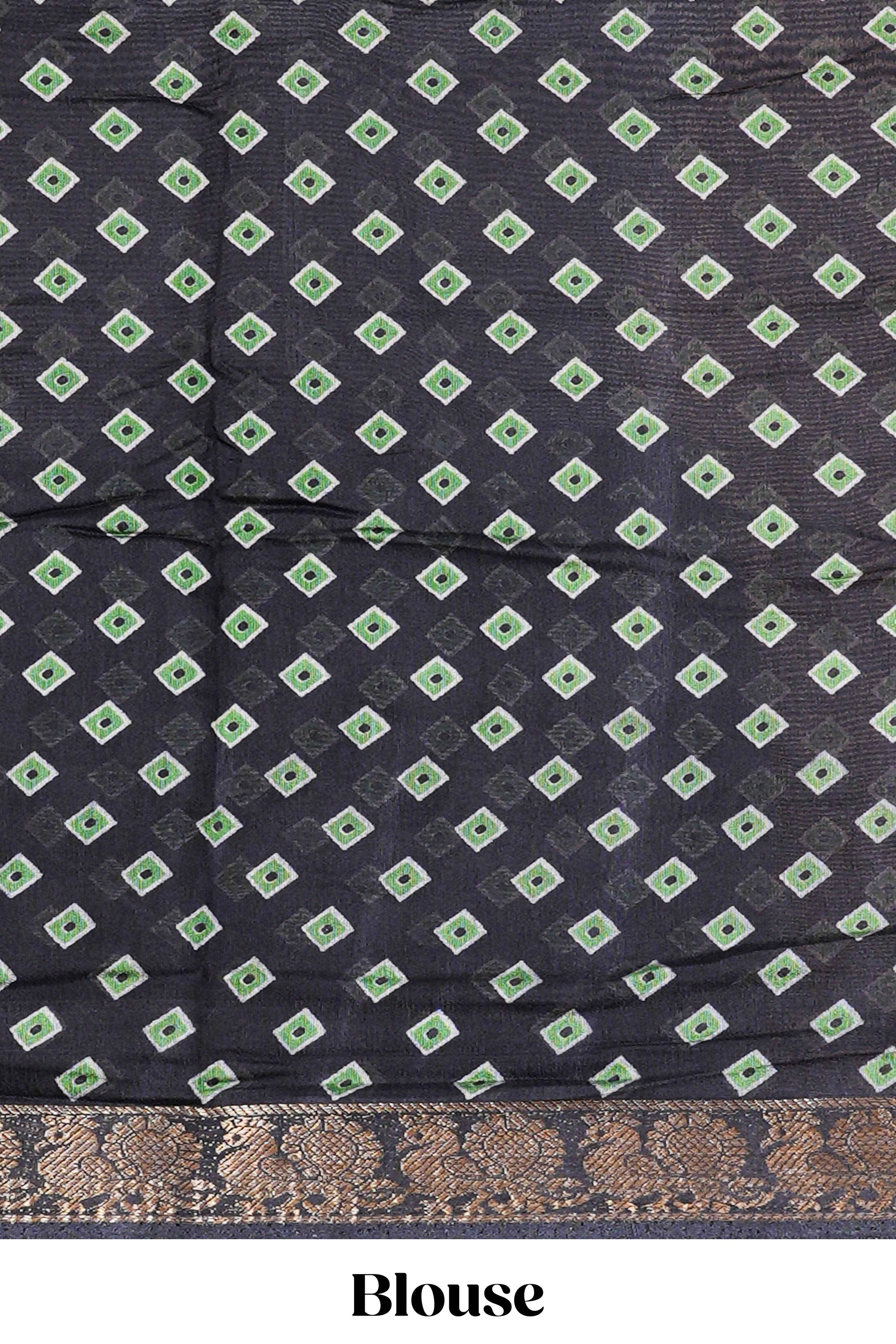 Green casual chanderi saree