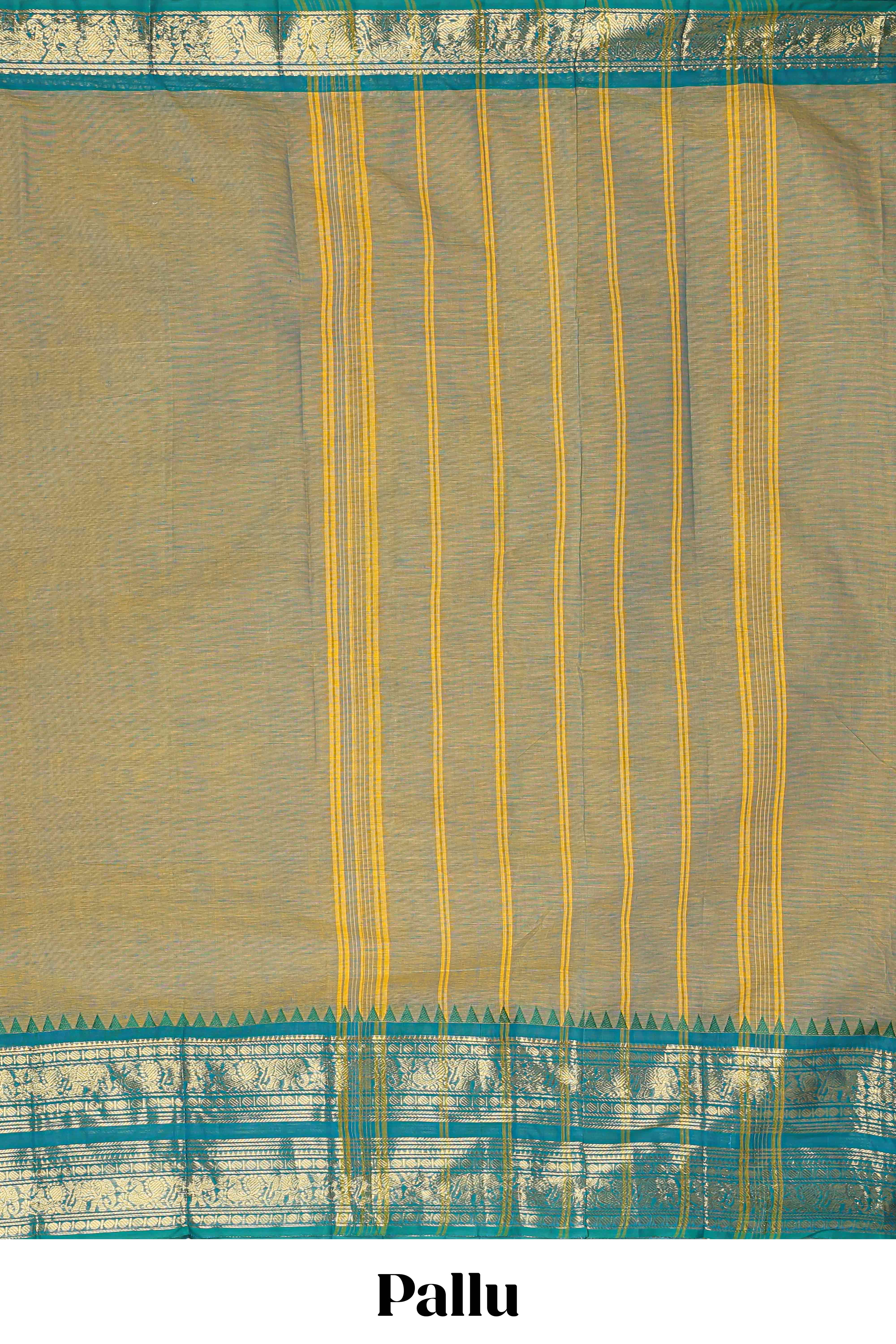  Green chettinad cotton saree