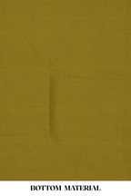Green cotton silk festive suit