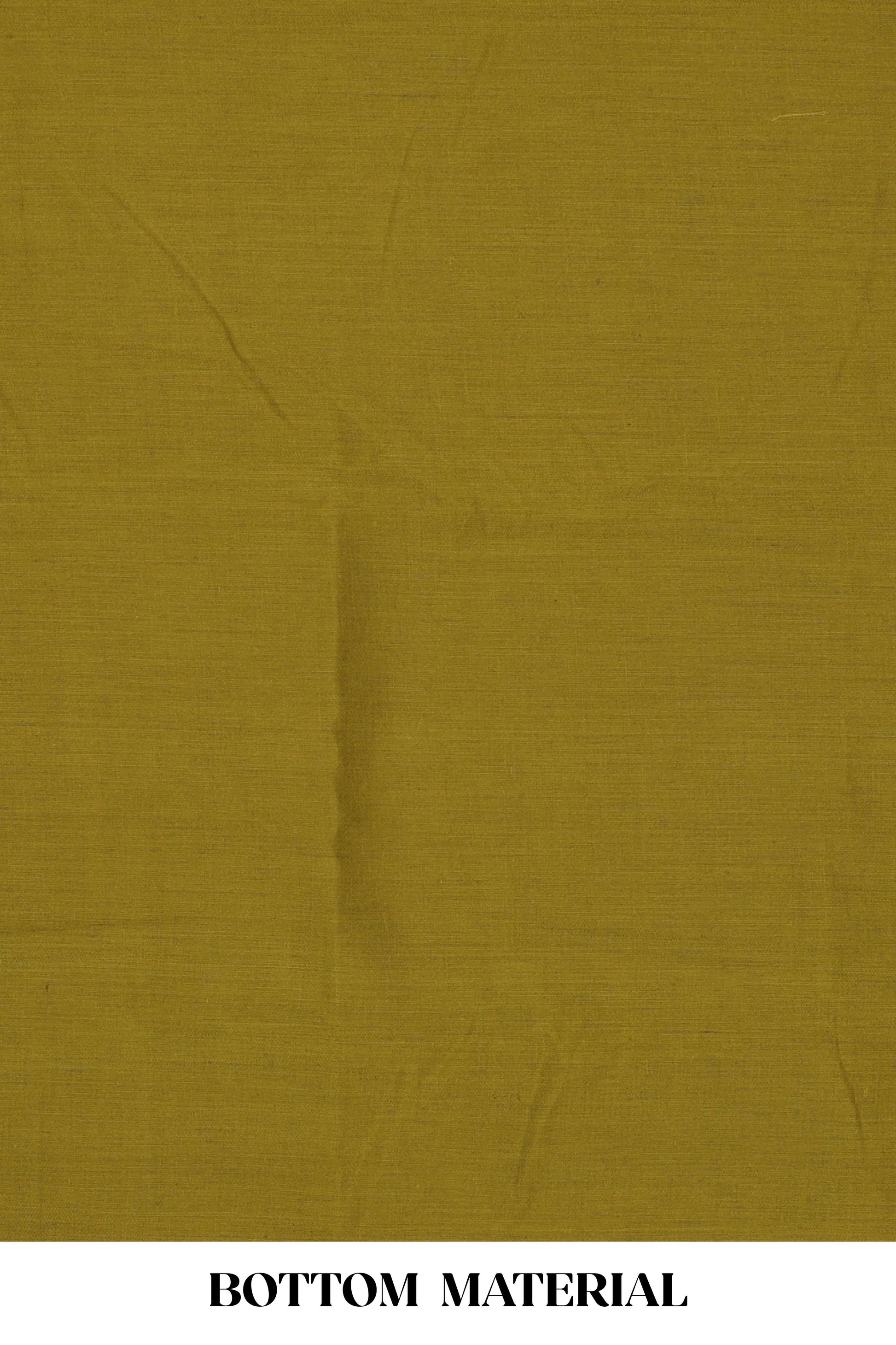 Green cotton silk festive suit