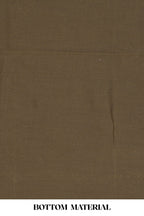 Green cotton silk thread work suit