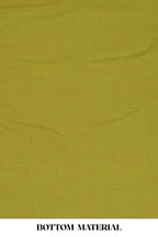 Green cotton silk traditional suit