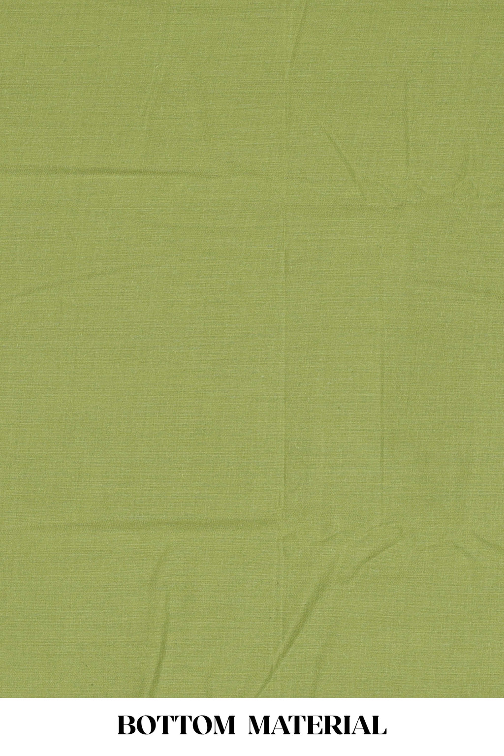 Green cotton thread work suit