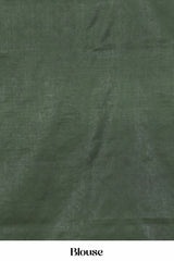 Green elegant linen drape