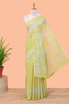 Green elegant printed saree