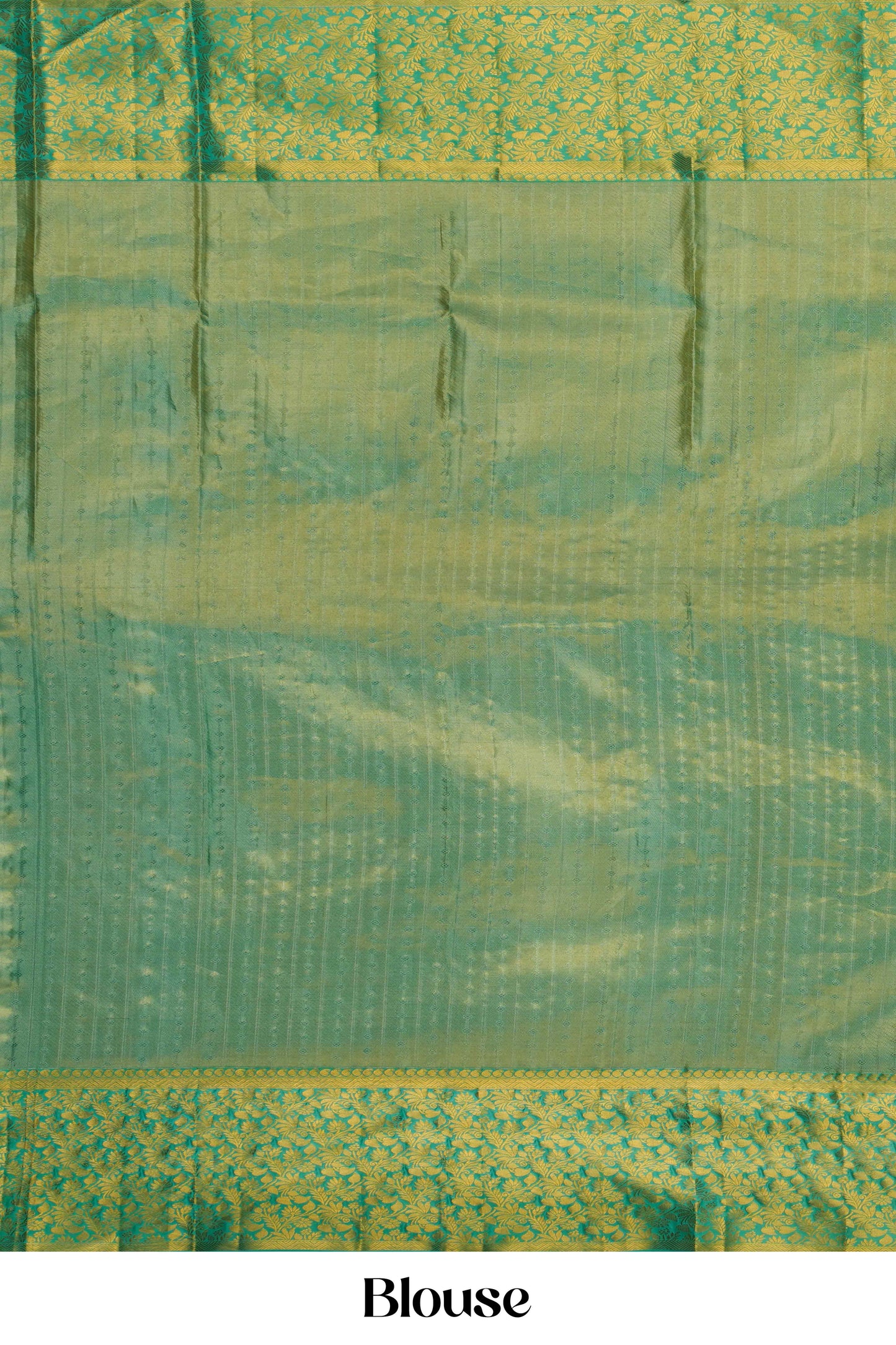 Green festive silk saree