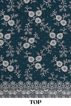 Green georgette dress material