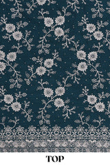 Green georgette dress material