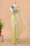 Green georgette silk stone saree
