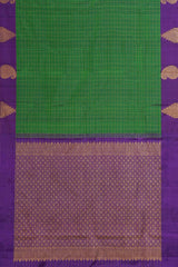 Green gold butta designer silk saree